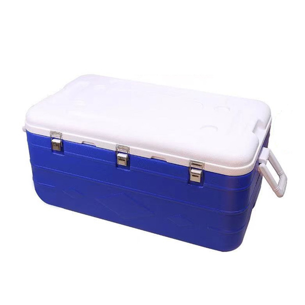 180 Liter Ice Cooler Box with Lid and a Swing Handle to Tow without Wheels